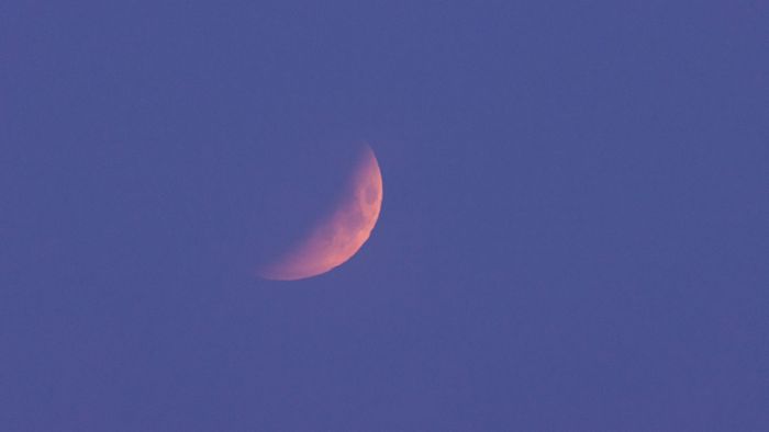 Oberfranken: Totale Mondfinsternis am Morgenhimmel sichtbar