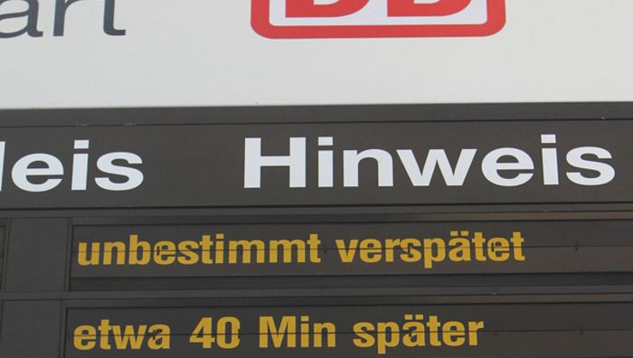 Bahn: Verzögerungen wegen Weichenstellung