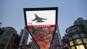 Konflikt: China schickt mehr als 60 Kampfflugzeuge Richtung Taiwan