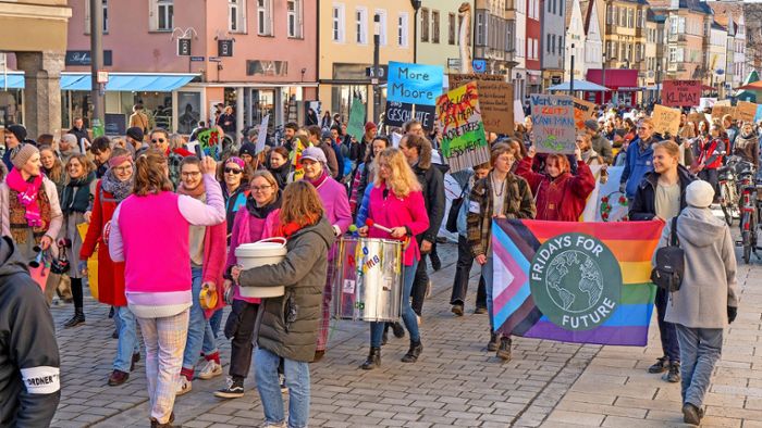 Klimastreik in Bayreuth: Klimaschutz statt Profitgier