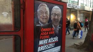 Anti-Juncker-Plakate: Orban versucht die Wogen zu glätten