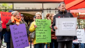Protest wegen Bad Berneck - bald hilft nur noch Beten