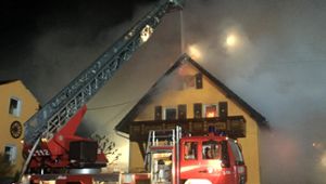 Presseck-Kunreuth: Bauernhaus steht in Flammen