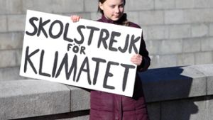 Greta Thunberg spricht bei Klimaprotest in Berlin