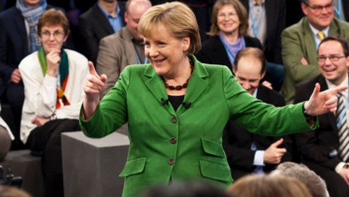 Merkel mit Bürgerdialog heute in Nürnberg