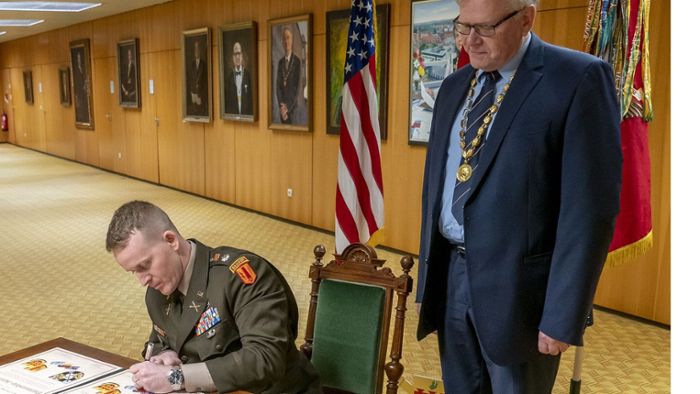 Partnerschaft: Bayreuth und die US-Army rücken zusammen