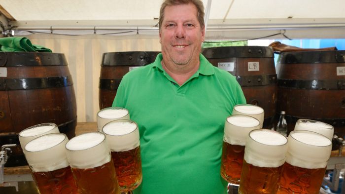 Volksfest: Die Maß Bier kostet 8,50 Euro
